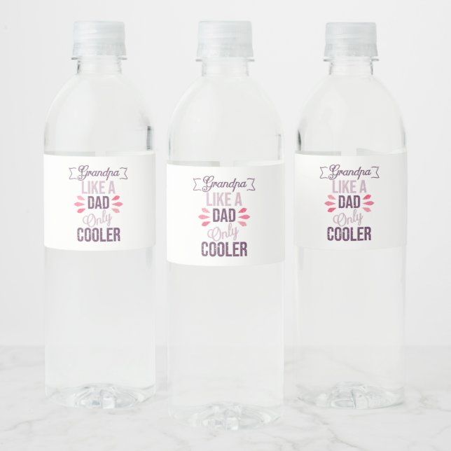 Rótulo De Garrafa De Vinho vovô engraçado legal dizendo (Garrafas)