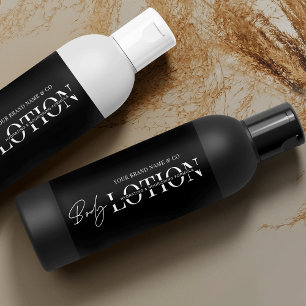 Rótulo de Lava Largura do Corpo do Frasco Cosmétic