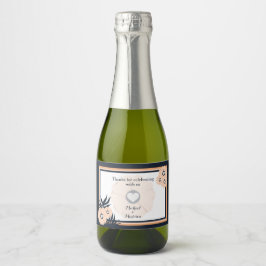 Rótulo de Mini Vinho Espumante Preto Watusi Tacao