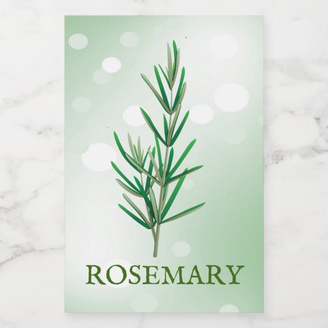 Rótulo de Plantas Rosemary (Rótulo Único)