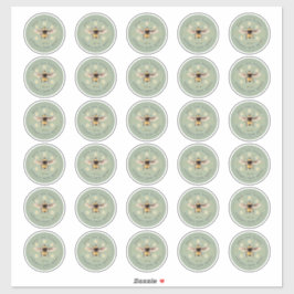 Rótulo de Pote de Mel Abelha Mel Apiário Adesivos 