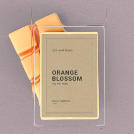 Rótulo de produto da borda da Cinza fina minimalis