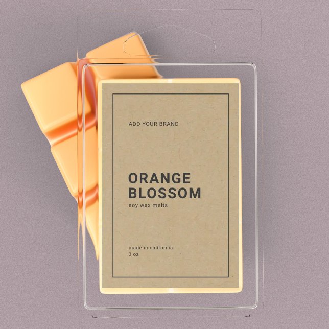 Rótulo de produto da borda da Cinza fina minimalis (Criador carregado)