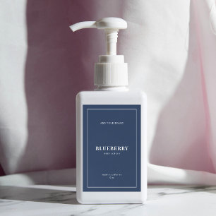 Rótulo de Produto de Cor Editável de Borda Branca 