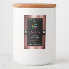 Rótulo de produto do logótipo do vinho brilhante p