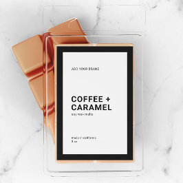 Rótulo de Produto Minimalista e Cor Editável