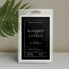 Rótulo de Retângulo 3x2 Vertical com Cera de Soja