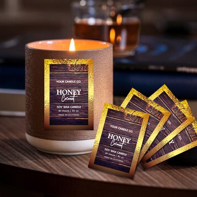 Rótulo de Vela para a fronteira da folha de alumín (Criador carregado)