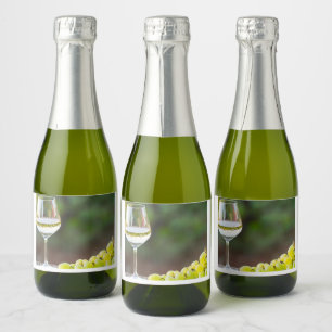 Rótulo de Vinho Branco & Uvas