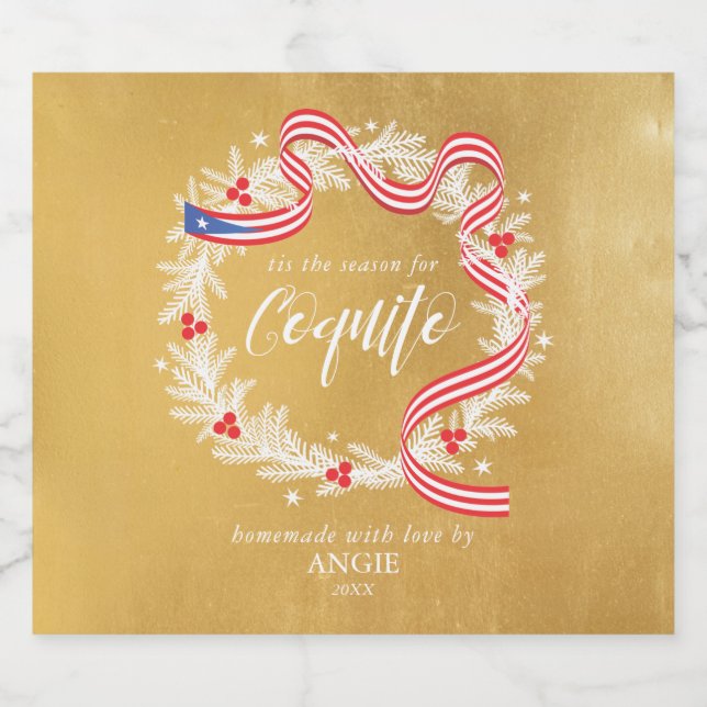 Rótulo de Vinho da Frota de Natal (Rótulo Único)