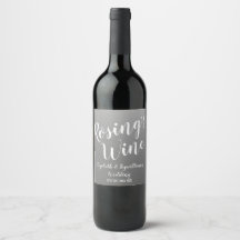 Rótulo de Vinho das Cinzas Elegantes