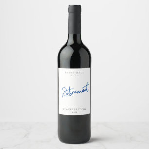 Rótulo de Vinho de Modelo Personalizado Engraçado