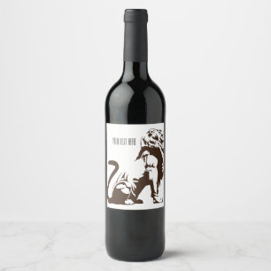 Rótulo de Vinho do Leão Império