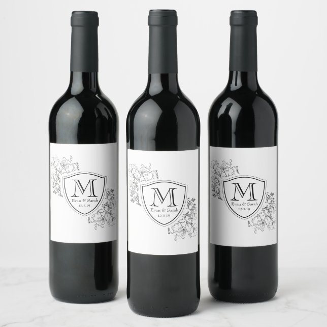 Rótulo de Vinho e Vinho Espumante Personalizável (Garrafas)