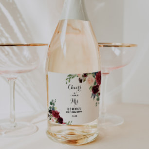 Rótulo de Vinho Espumante do Chá de panela Russo