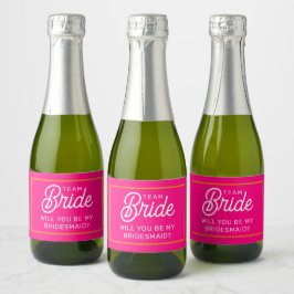 Rótulo de Vinho Espumante Mini Será que Você Será 