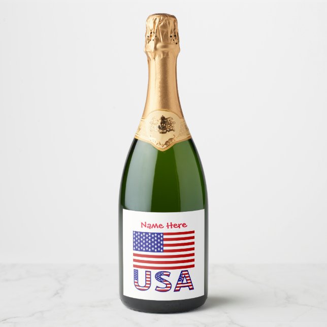 Rótulo de Vinho Espumante Personalizado com a Band (Frente)