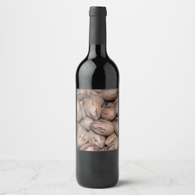 Rótulo De Vinho Pecan (Frente)