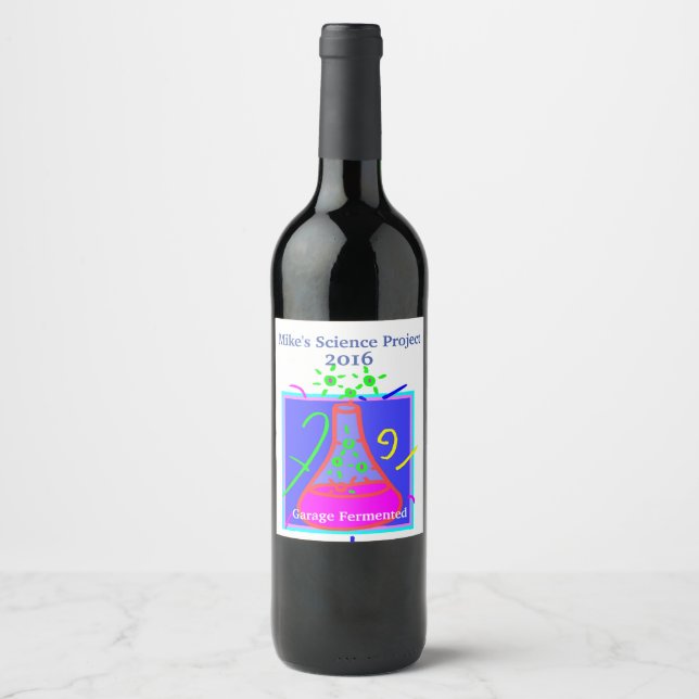 Rótulo de Vinho Personalizado da Casa Humorística (Frente)