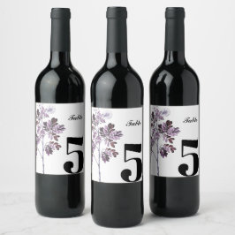 Rótulo de vinho personalizado Elegante Rótulo de m
