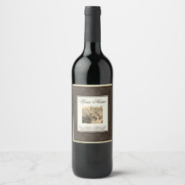 Rótulo de Vinho Velho Cabernet Sauvignon