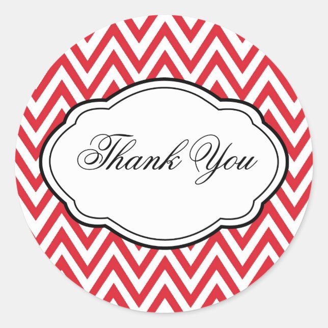 Rótulo do adesivo de risca vermelha personalizável (Frente)