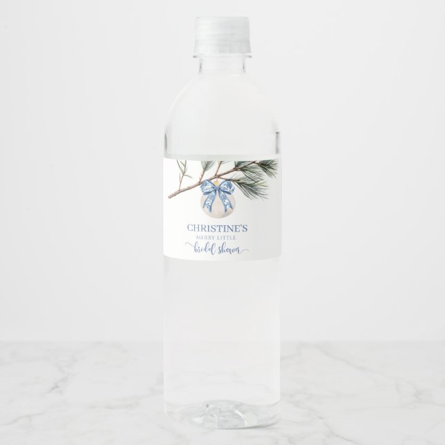 Rótulo do Chá de panela da Chinoiserie de inverno (Frente)