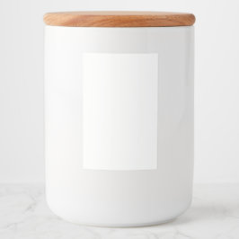 Rótulo do contêiner de Comida 2x3 personalizado