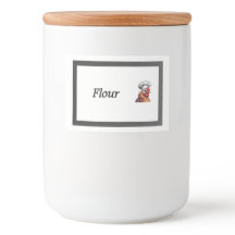 Rótulo do contentor de Comida do Chef de Frango