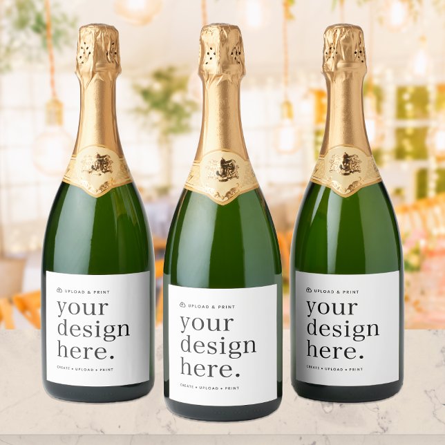 Rótulo do frasco Carregar Design (Versatile bottle label wraps for business, weddings, special occasion events & more!)