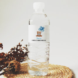 Rótulo do Frasco de Água do primeiro aniversario d