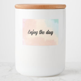 rótulo do frasco de champanhe desfruta do rótulo d