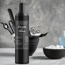 Rótulo do frasco de cosméticos à prova de água, pr