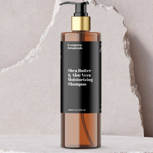 Rótulo do frasco de cosméticos à prova de água pre