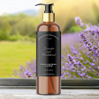 Rótulo do frasco de cosméticos à prova de água pre
