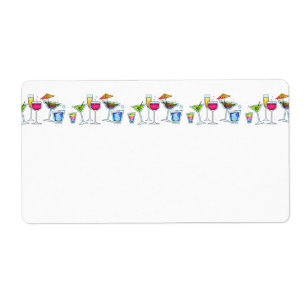 RÓTULO DO NOME DE ETIQUETA DA PARTE COCKTAIL