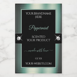 Rótulo do Produto Brilhante Brilhante Noble Black