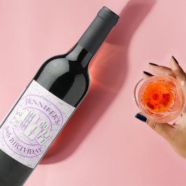 Rótulo do Vinho do Azulejo Mahjong para o Decor do