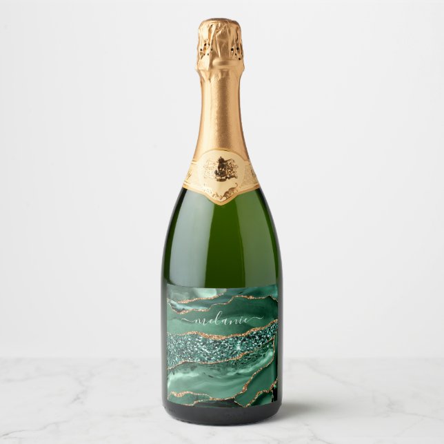 Rótulo do Vinho Espumante Dourado (Frente)