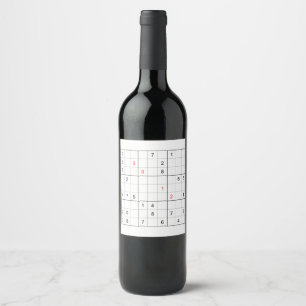 Rótulo do Vinho Sudoku 30-12