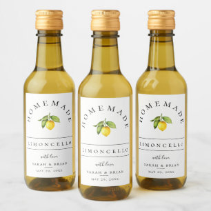 Rótulo Mini Bebida Branca Moderno Limoncello