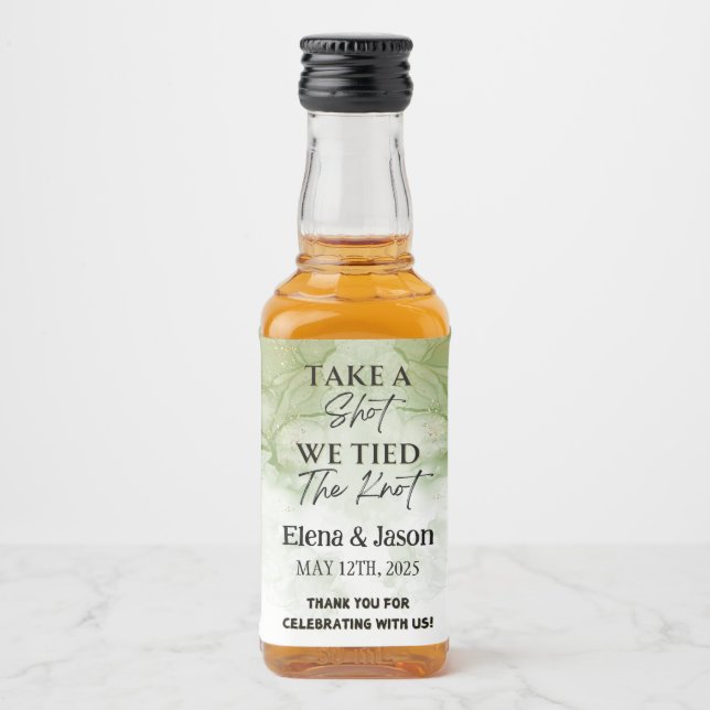 Rótulo Mini Whiskey - Rótulo do Líquido - Casament (Frente)