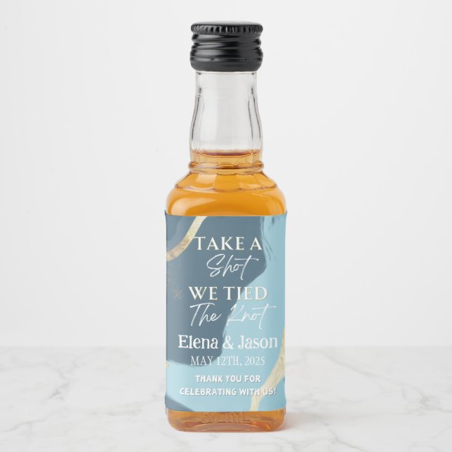 Rótulo Mini Whiskey - Rótulo do Líquido - Casament (Frente)