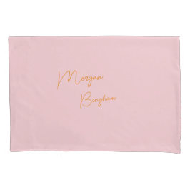 Rótulo monograma minimalista rosa