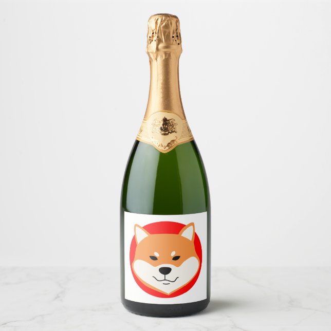 Rótulo Original do Vinho Espelho Shiba Inu (Frente)