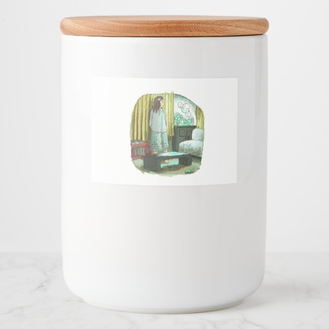 RÓTULO PARA COMIDA さくににじ (Frente)