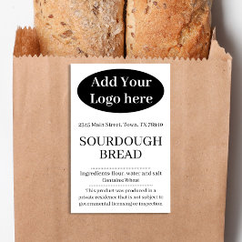 Rótulo Para Comida Add Your Logo Cottage Bakery Product Label CB101tr