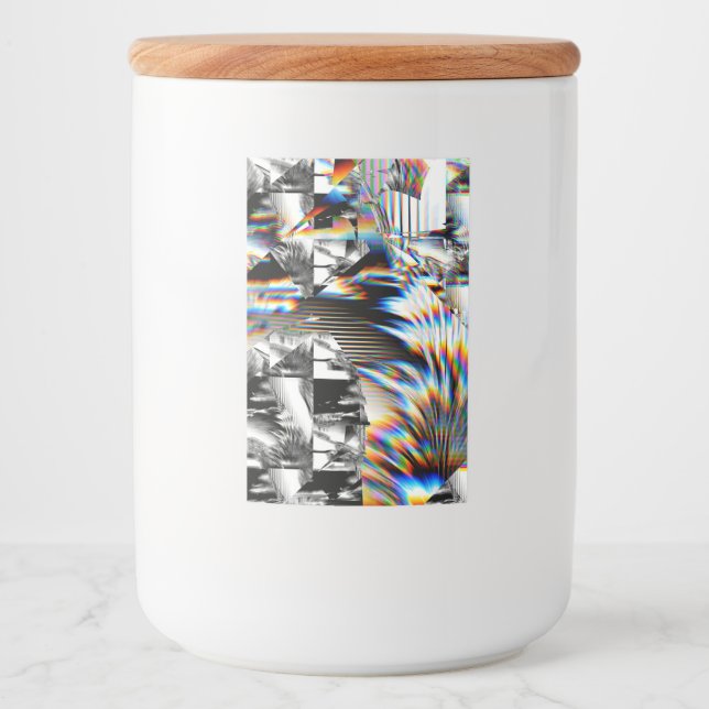 Rótulo Para Comida Arco-Íris Assalto (Frente)