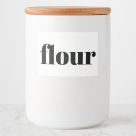 Rótulo Para Comida Armazenamento de Comidas Domésticos de Cozinha Cer