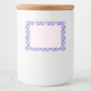Rótulo Para Comida Arte Ornamental Vintage Elegante